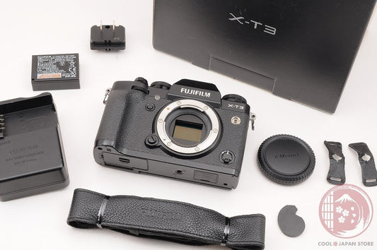 [ 176 shots MINT in Box ] Fujifilm Fuji X-T3 XT3 Black 26.1MP Mirrorless Cm53
