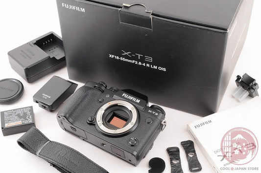 DDU[ Low shots MINT+ in Box] Fujifilm Fuji X-T3 XT3 Black 26.1MP Mirrorless Cj51