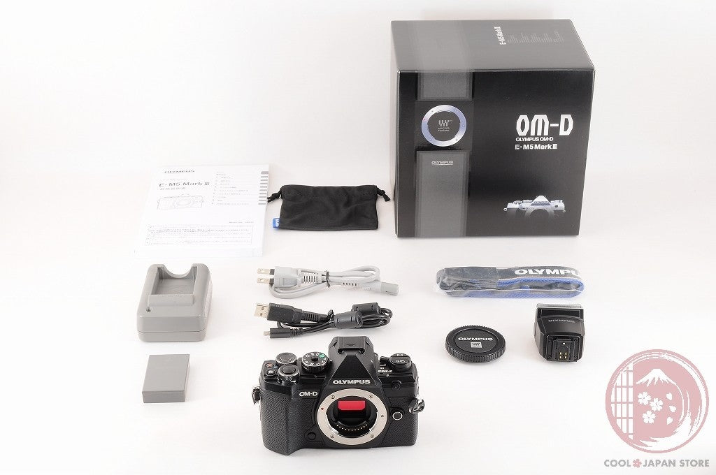 DDU [ 24971 shots TOP MINT inBox ] Olympus OM-D E-M5 Mark III 20.4MP Japan Cj37