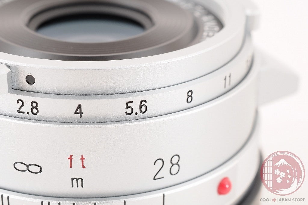 DDU[TOP MINT in Box] Voigtlander COLOR-SKOPAR 28mm f/2.8 VM II Silver Japan Lu19