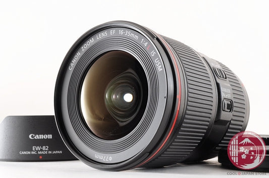 DDU [TOP MINT w/Hood Caps] Canon EF 16-35mm f/4 L f4L IS USM from Japan Lu60