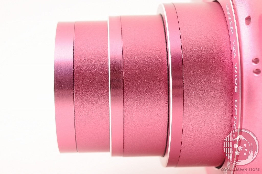 [TOP MINT w/ EH-62G in Box] Nikon Coolpix S6900 Pink from Japan Cm34