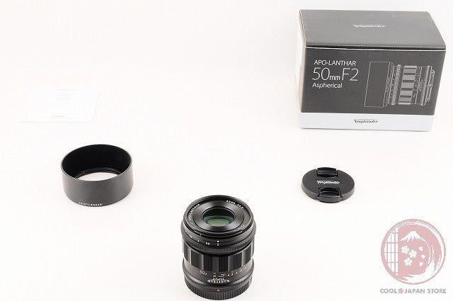 [TOP MINT in Box] Voigtlander APO LANTHAR 50mm f/2.0 NIKON II from Japan Lv68