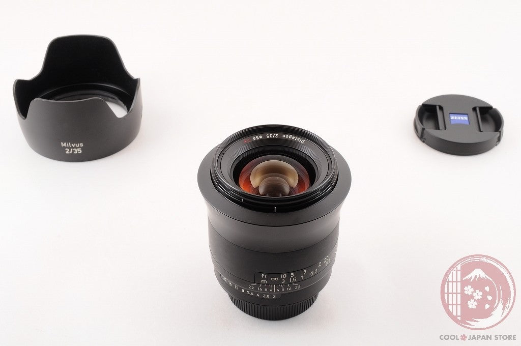 [MINT+ w/ Hood Caps] Zeiss Milvus 35mm f2 Distagon T* ZF.2 Lens Nikon F Ly38