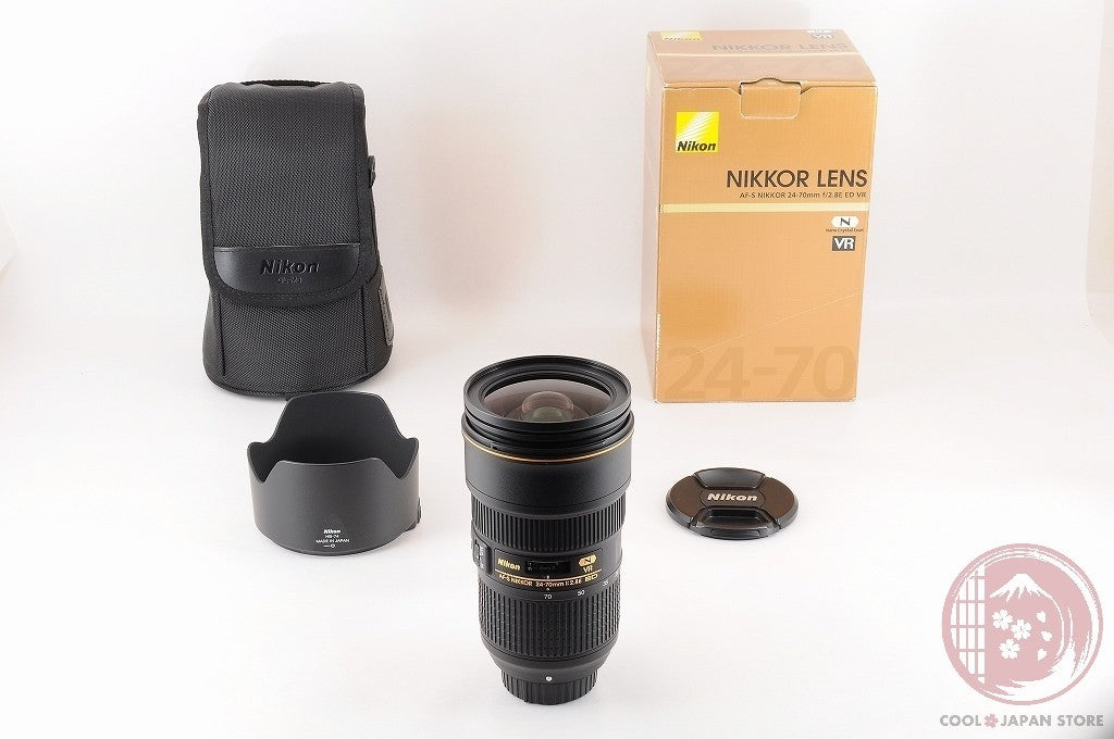 DDU[TOP MINT in Box] Nikon AF-S 24-70mm f/2.8 E f2.8E ED VR from Japan Lt97