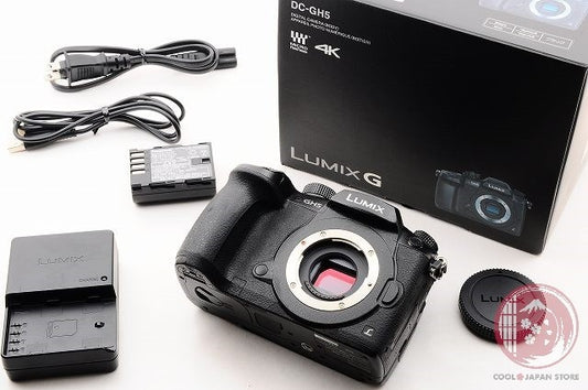 [ 6477 shots MINT in Box ] Panasonic LUMIX DC-GH5 DC GH5 20.3 MP Japan Ck55