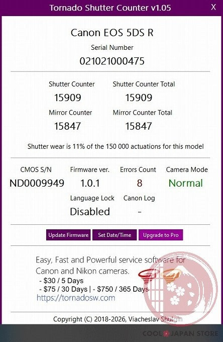 [ 15909 shots MINT in Box ] Canon EOS 5DsR 5Ds R 50.6MP Digital SLR Camera Cm43