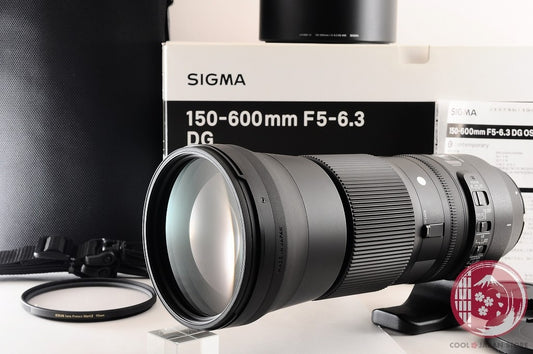 [MINT+w/FilterinBox]Sigma 150-600mm f/5-6.3 DG OS HSM Contemporary CANON EF Lt38