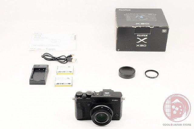 [MINT in Box] Fujifilm Fuji X30 Black 12.0MP Digital Camera from Japan Ck85