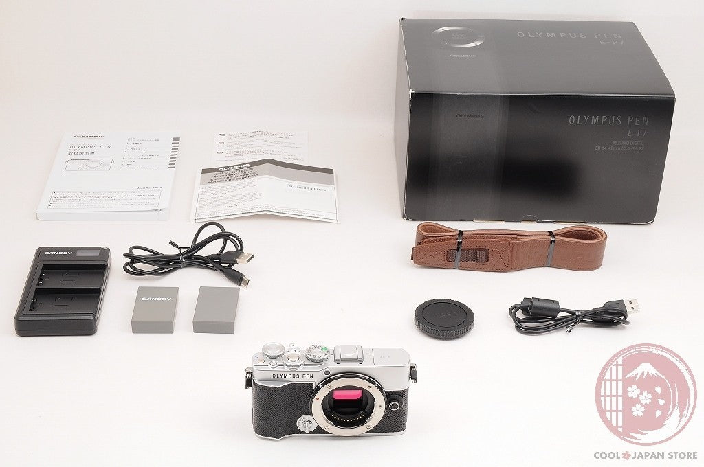 [ 3125 shots MINT in Box ] Olympus PEN E-P7 Silver from Japan Cm63