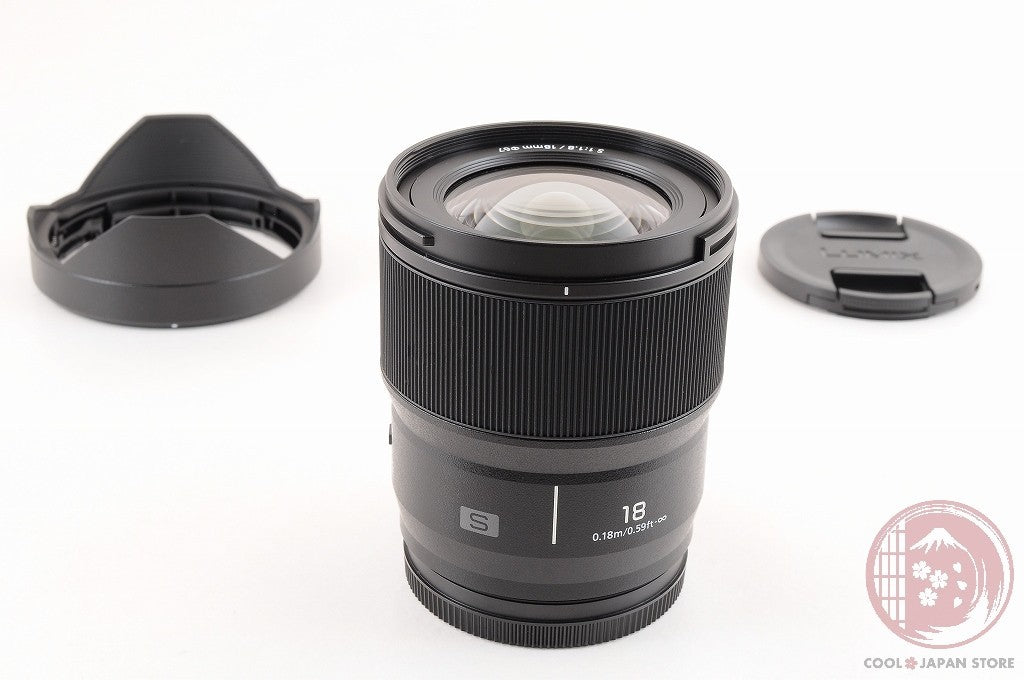 [TOP MINT w/ Hood Caps] Panasonic LUMIX S 18mm f/1.8 from Japan Ly86