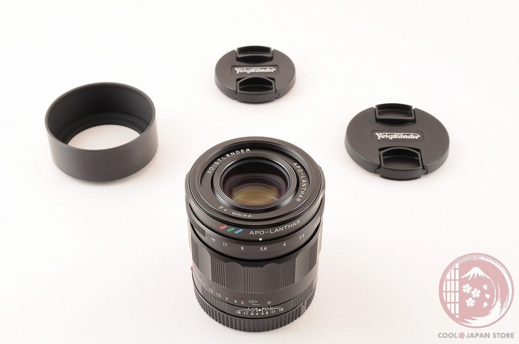 [MINT+ w/ Hood Caps] Voigtlander APO LANTHAR 50mm f/2 SONY from Japan Ls16