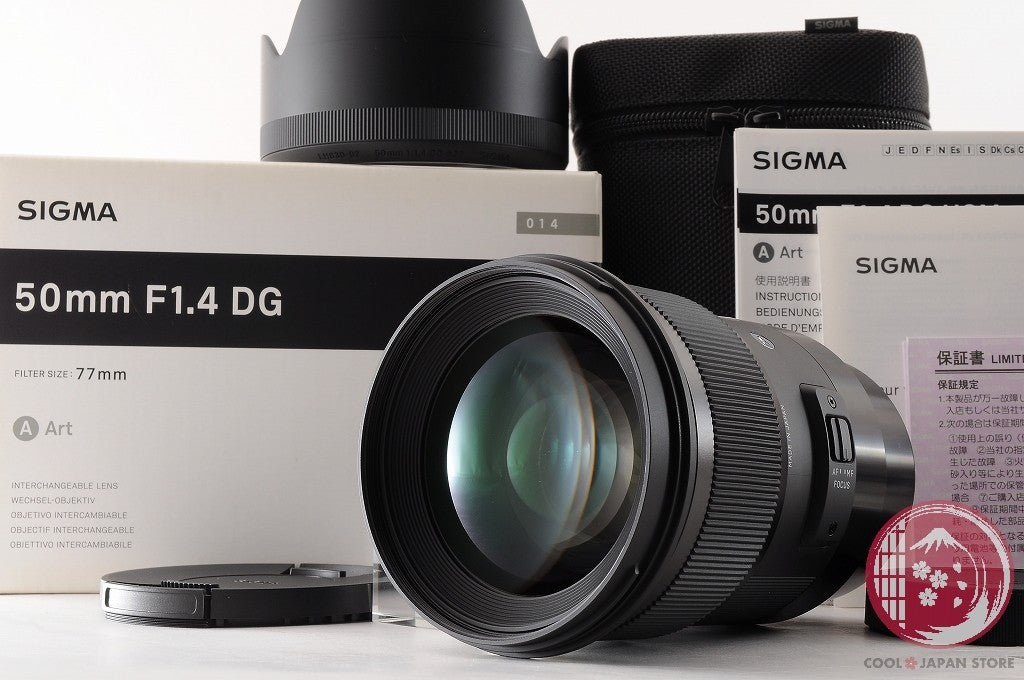 DDU[TOP MINT in Box] Sigma 50mm f/1.4 DG HSM Art L from Japan Lu32
