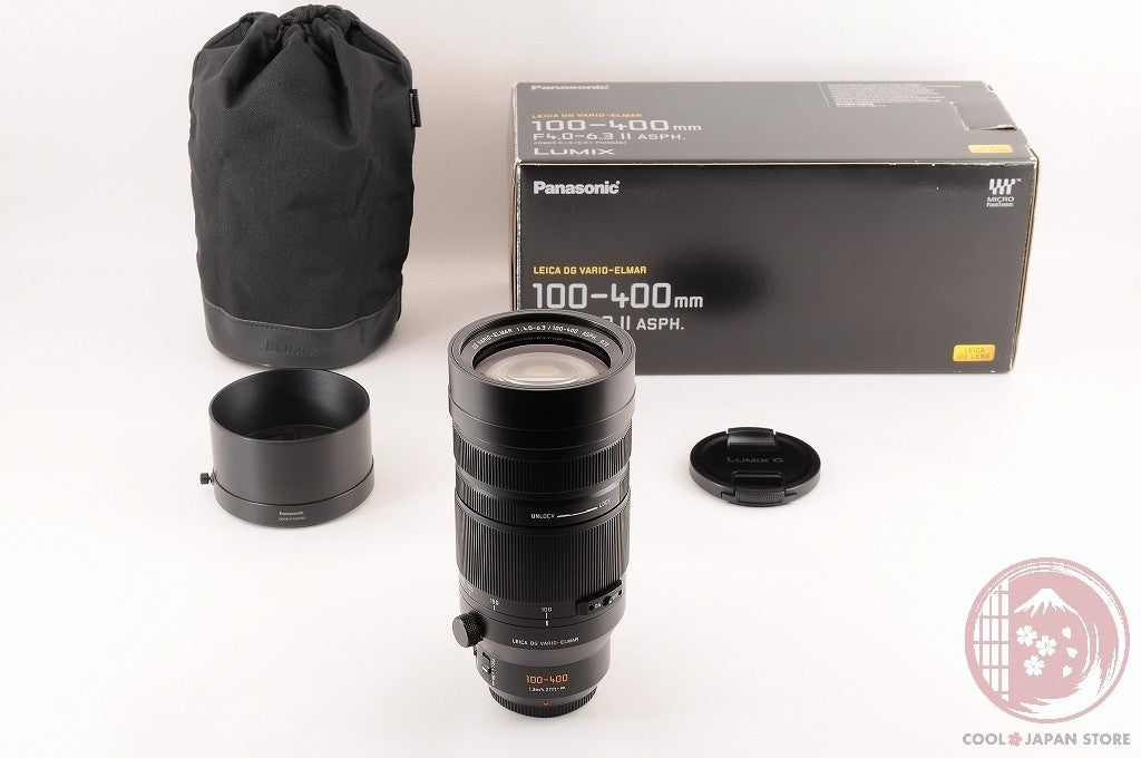 [TOP MINT w/ Hood in Box] Panasonic 100-400mm f/4-6.3 ii from Japan Ls50