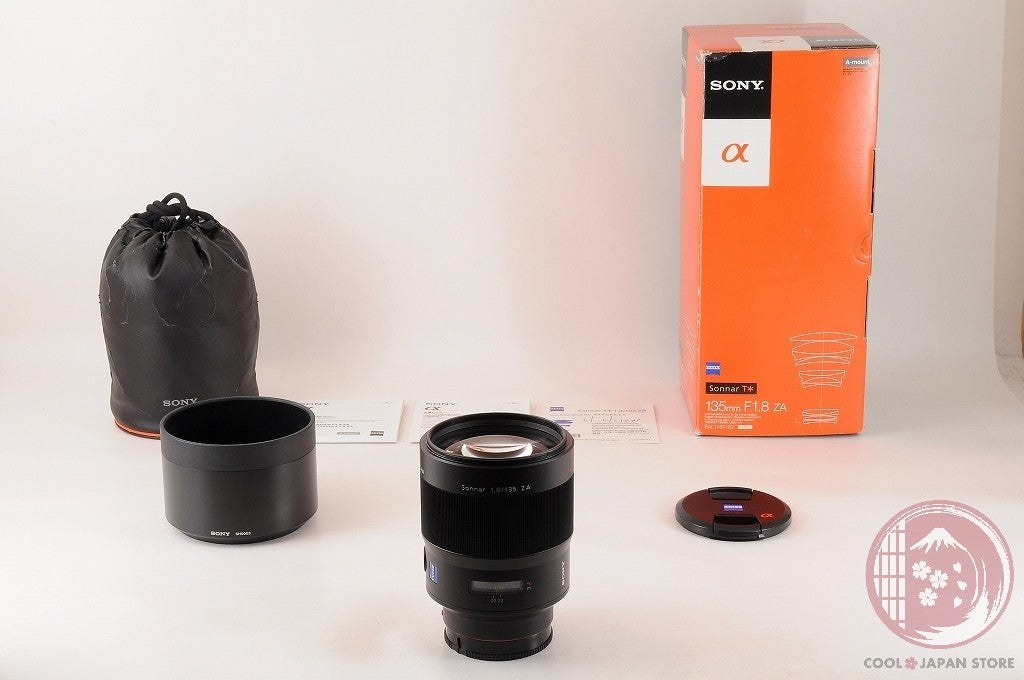 [TOP MINT in Box] Sony Sonnar 135mm f/1.8 ZA from Japan Lw94
