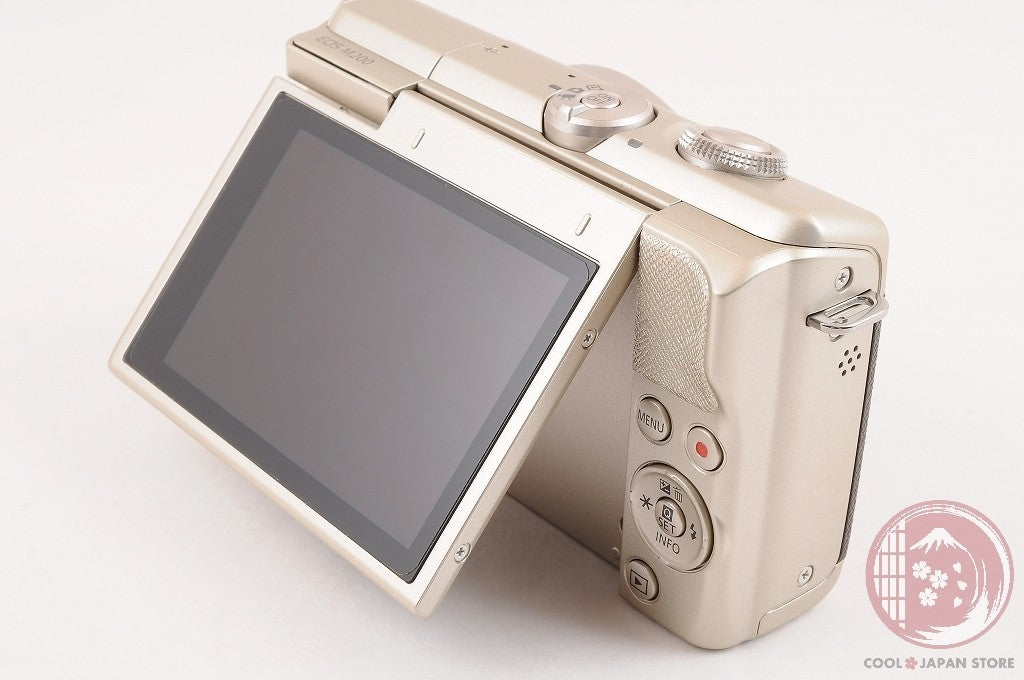 [TOP MINT w/ 15-45mm in Box] Canon EOS M200 Gold from Japan Cl95