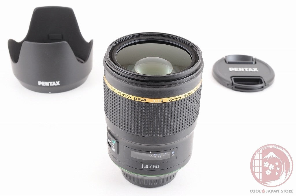 [MINT+ w/Hood Caps] Pentax HD D FA 50mm f/1.4 SDM AW from Japan Lw89