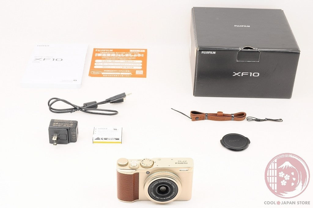 [MINT in Box] Fuji XF10 Champaign Gold 24.2 MP from Japan Cl31