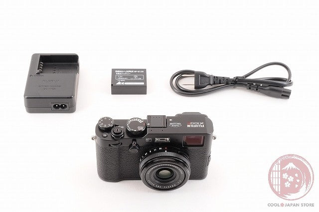 [3100 shots TOP MINT w/ Charger Cable ] Fujifilm Fuji X100F Black 24.3MP Ck34