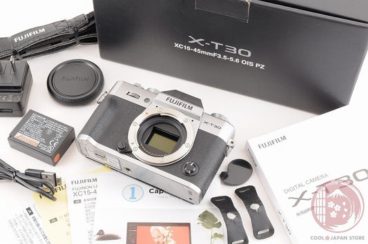 DDU[769 shots MINT+ in Box ] Fujifilm Fuji X-T30 26.1MP Mirrorless Japan Ck02