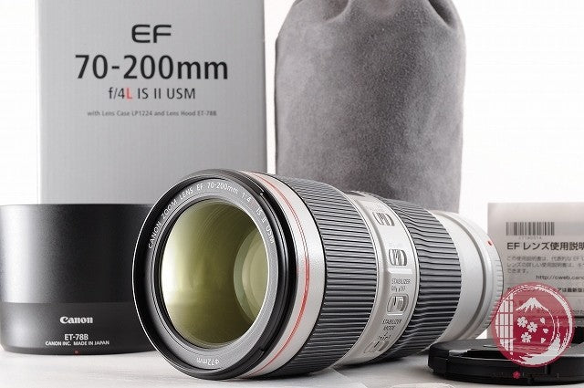 [TOP MINT in Box] Canon EF 70-200mm f/4 L IS II USM from Japan Lv12