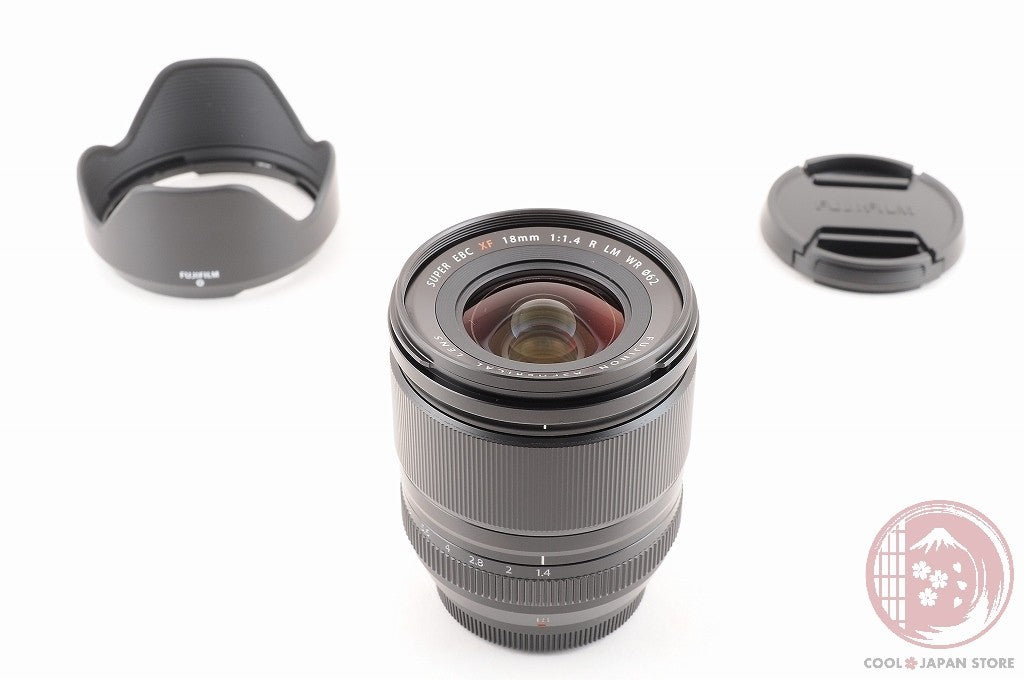 [MINT+ w/ Hood Caps] Fujifilm Fuji Fujinon XF 18mm f/1.4 R LM WR Lu83
