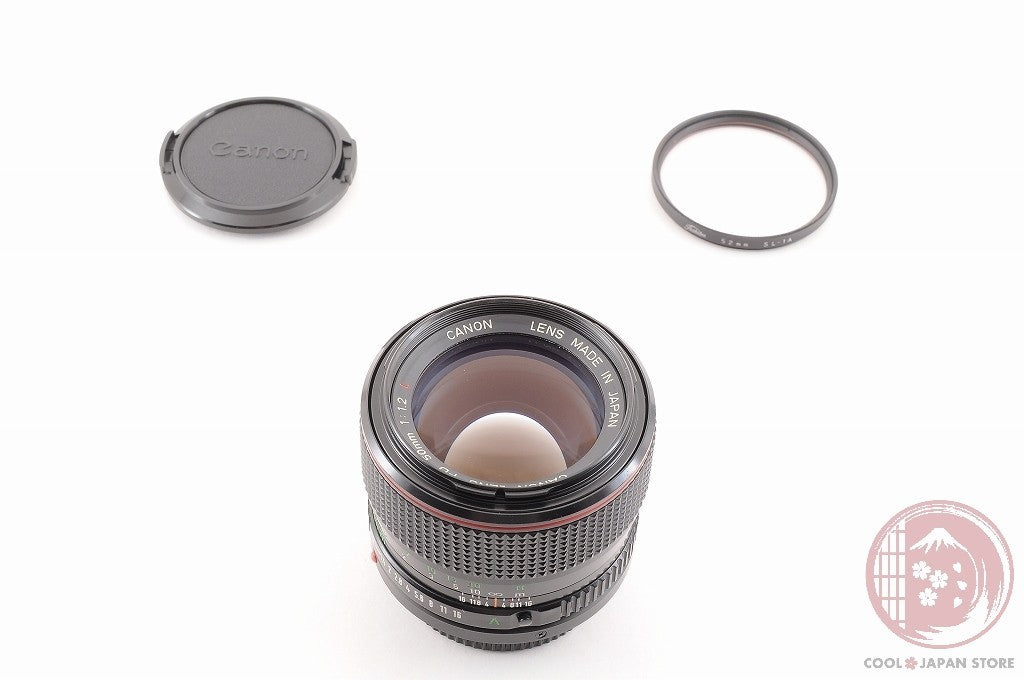 DDU [MINT w/Filter Caps] Canon New FD 50mm f/1.2 L from Japan Lt61