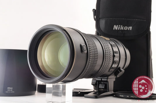 [TOP MINT w/ Hood Case] NIKON AF-S VR NIKKOR ED 70-200mm f/2.8 G Black Ls58