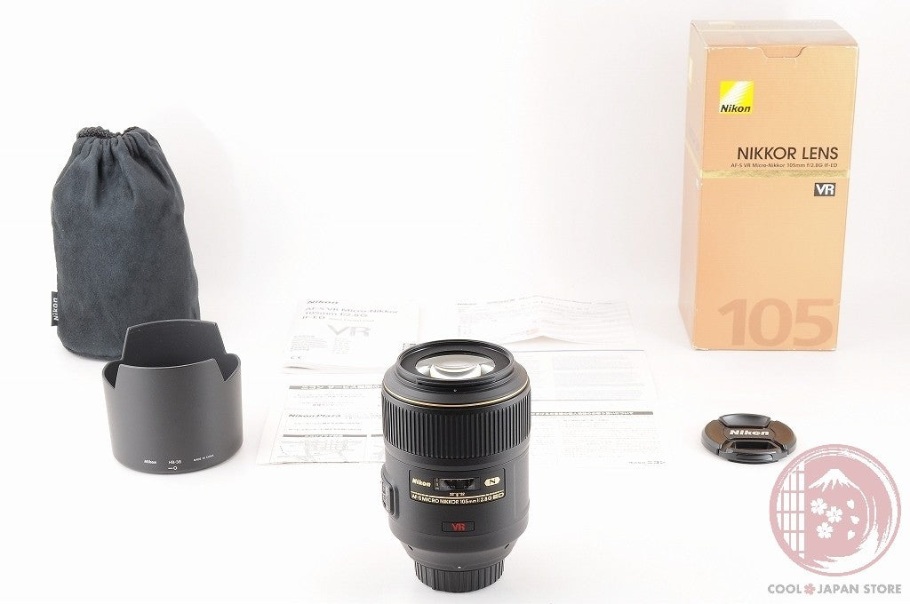DDU[MINT+ in Box] Nikon AF-S Micro 105mm f/2.8 G IF ED VR Macro from Japan Lu27