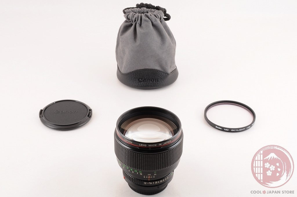 [MINT+ w/ Filter Pouch] Canon New FD NFD 85mm f/1.2 L Portrait Prime Lens Lz23
