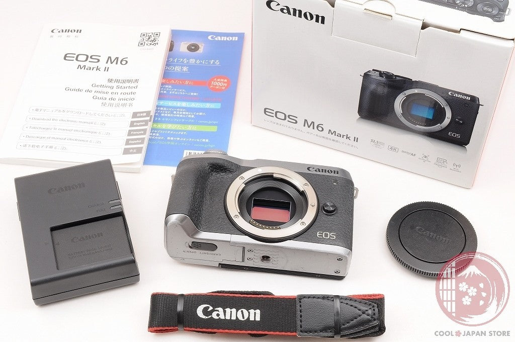 [ 28000 shots MINT in Box ] Canon EOS M6 Mark II from Japan Cm10