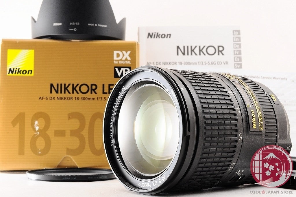 DDU [MINT+ w/ Filter in Box] Nikon AF-S 18-300mm f/3.5-5.6 G ED VR DX Lu77