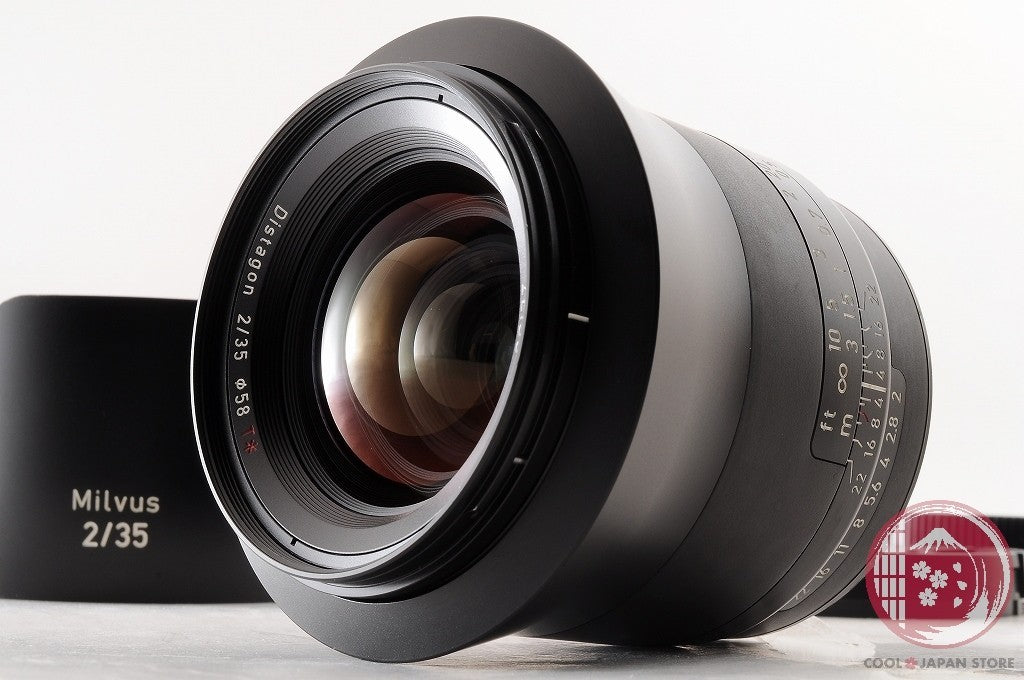 [MINT+ w/ Hood Caps] Zeiss Milvus 35mm f2 Distagon T* ZF.2 Lens Nikon F Ly38
