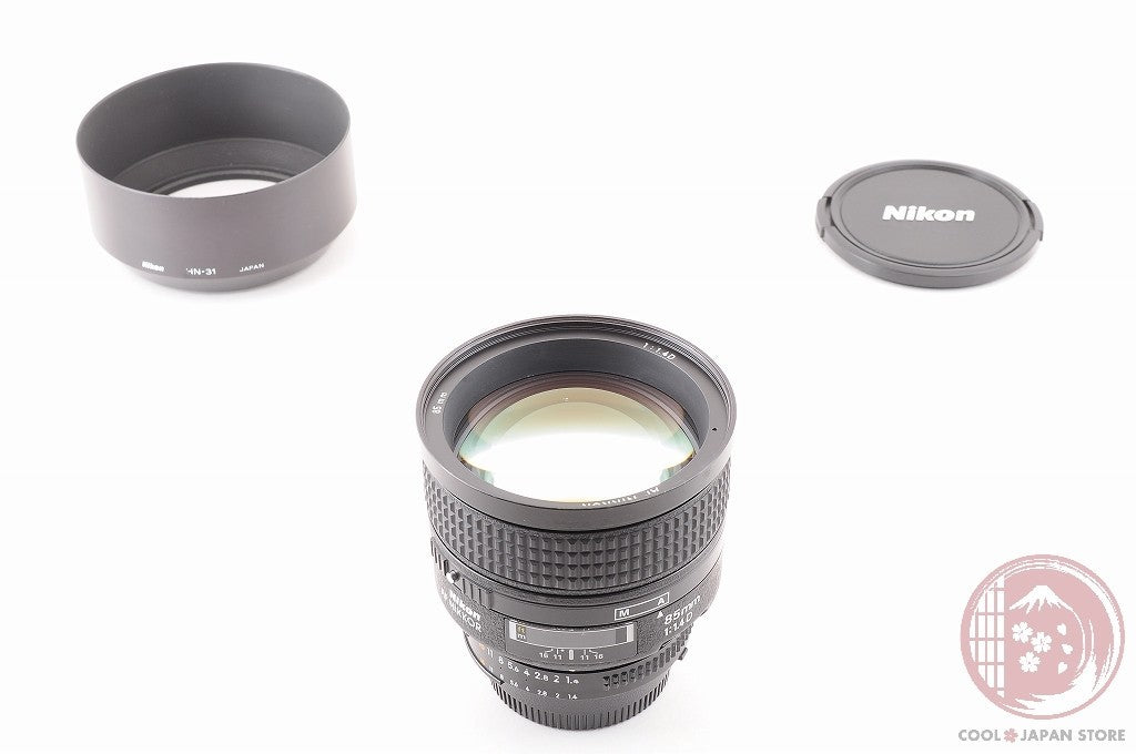 [MINT w/ Hood Caps] Nikon AF Nikkor 85mm f/1.4 D (IF) Portrait Lens Japan Lu85