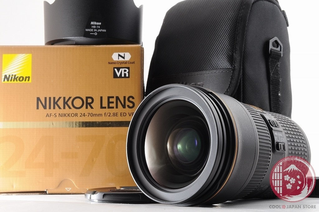 DDU[TOP MINT in Box] Nikon AF-S 24-70mm f/2.8 E f2.8E ED VR from Japan Lt97