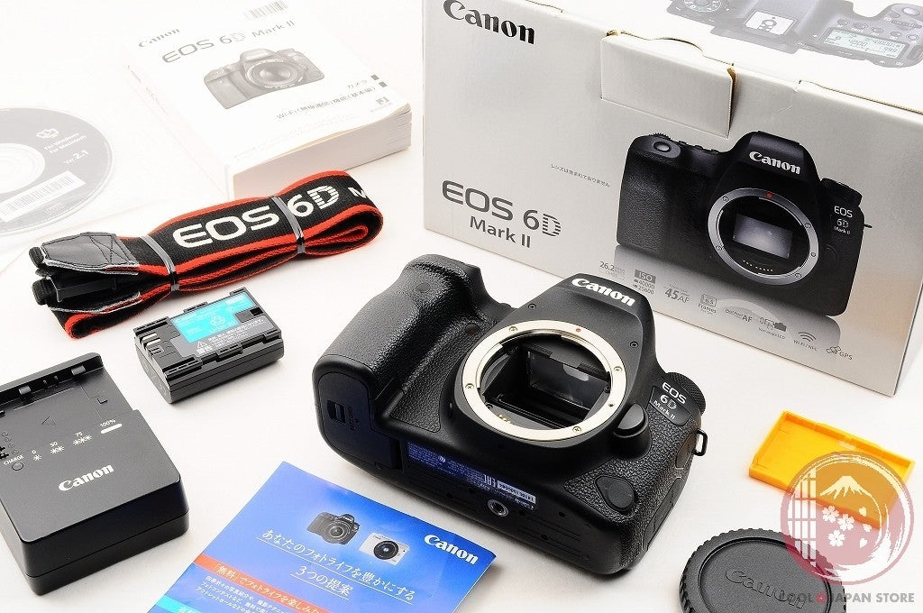 [ 8687 shots MINT+ in Box ] CANON EOS 6D Mark II 26.2MP Digital SLR Camera Cl01