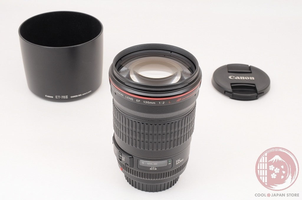 [MINT+ w/ Hood Caps] Canon EF 135mm f/2 L f2L USM Prime Lens from Japan Lw65