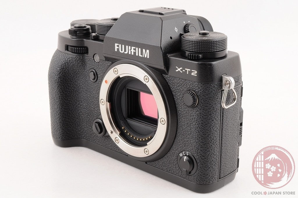 [ 19977 shots MINT+ w/ Flash]Fujifilm Fuji X-T2 XT2 Black 24.3MP Mirrorless Cm48
