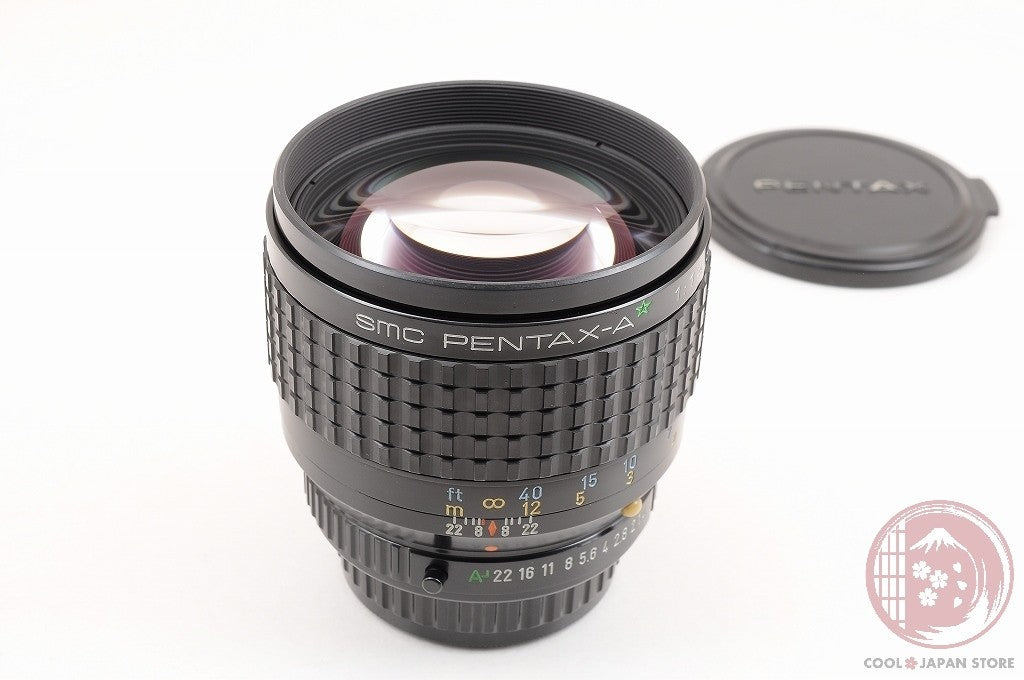 [MINT w/Caps] Pentax A 85mm f/1.4 Green Star from Japan Lw44
