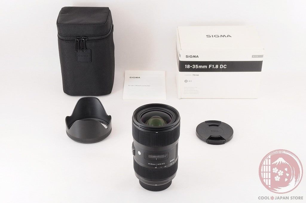 DDU[MINT in Box] Sigma 18-35mm f/1.8 DC HSM Art NIKON from Japan Lu37