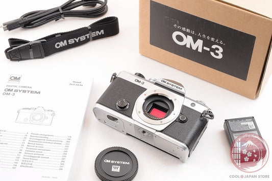 [ 1802 shots TOP MINT in Box ] Olympus OM-3 from Japan Cl49