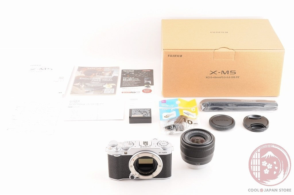[UNUSED] Fujifilm Fujifilm X-M5 silver w/ XC 15-45mm from Japan Ci82
