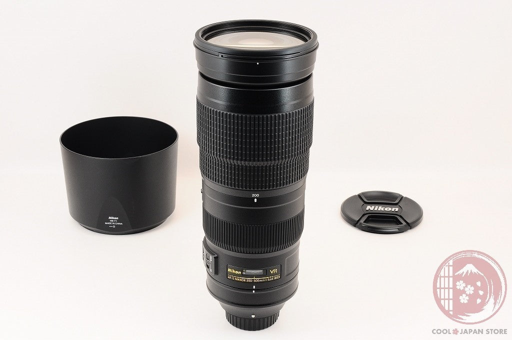 DDU [MINT+ w/Hood Tripod] Nikon AF-S 200-500mm f/5.6 E f5.6E ED VR Japan Lt70