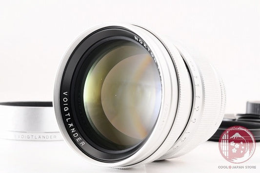 [MINT w/ Hood Caps] Voigtlander NOKTON 75mm f/1.5 VM Silver from Japan Lv69