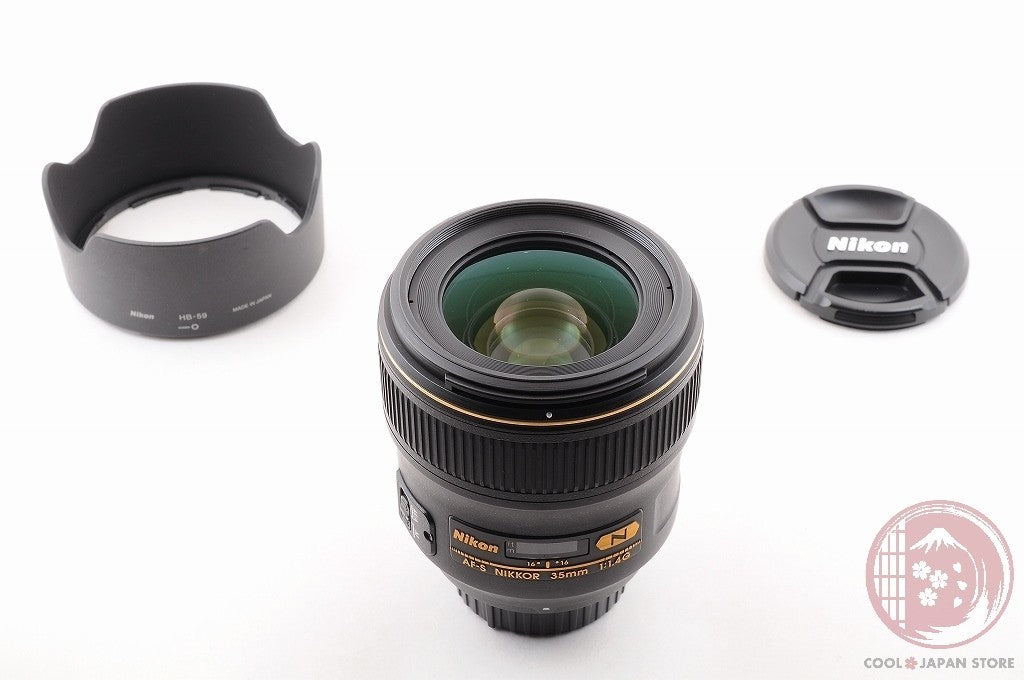 [MINT w/Hood Caps] Nikon AF-S 35mm f/1.4 G f1.4G SWM RF Nano Crystal Japan Lw79