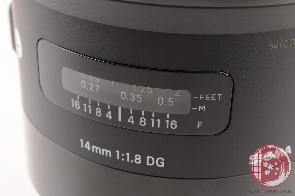 [MINT+ w/ Hood Case] Sigma 14mm f/1.8 DG HSM Art SONY from Japan Ly98