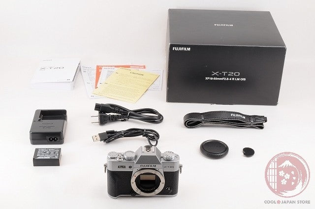 [ 4650 shots MINT in Box ] Fuji X-T20 Silver 24.3MP Mirrorless from Japan Ck46