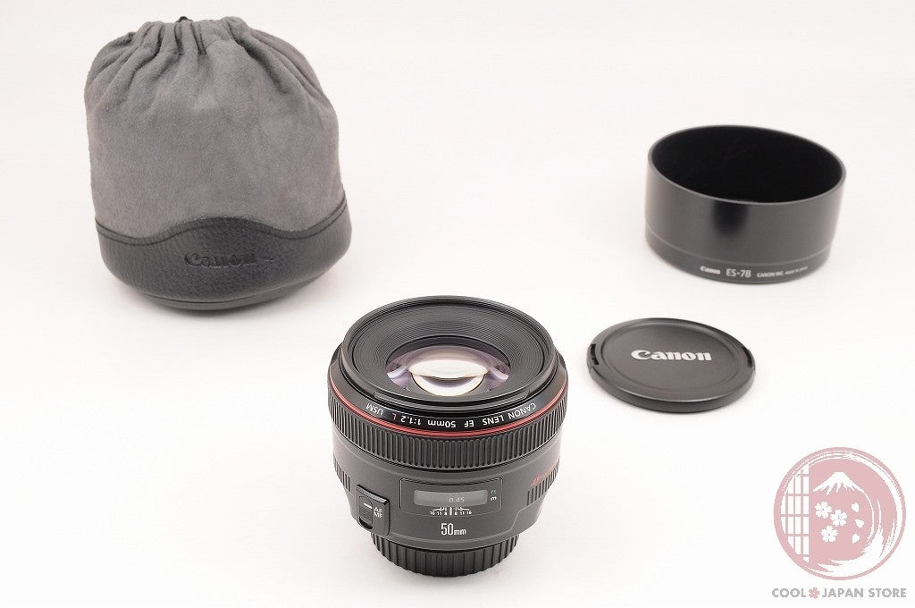 [MINT+ w/ Hood Pouch] Canon EF 50mm f/1.2 L f1.2L USM from Japan Lw52