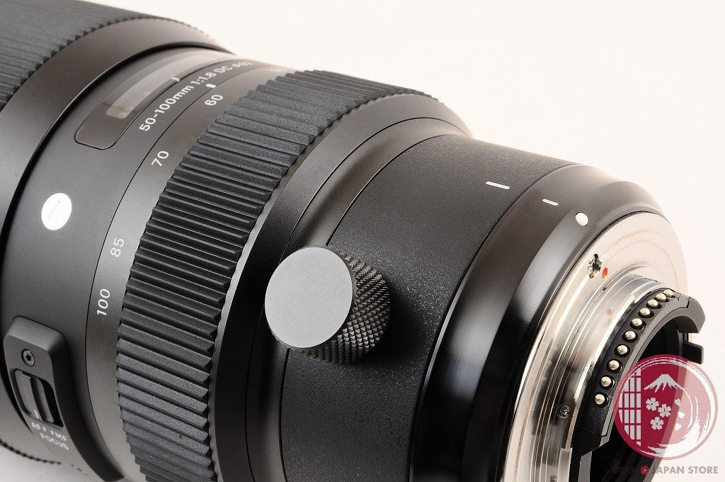 DDU [TOP MINT w/ Filter in Box] Sigma 50-100mm f/1.8 DC HSM Art NIKON Lt52