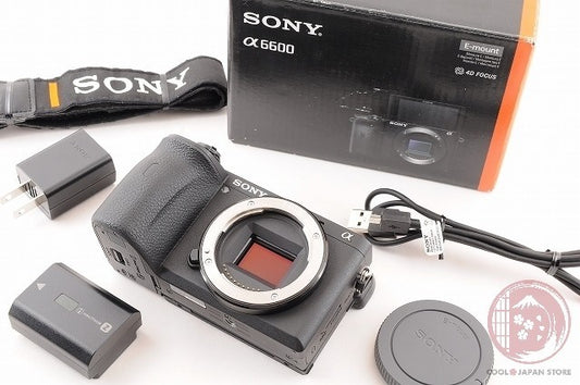 Unlock Languages [ 18954 shots TOP MINT in Box ] Sony A6600 ilce-6600 Japan Ck24